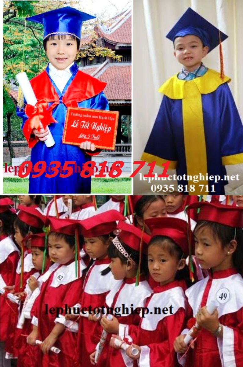 lễ phục cử nhân mẫu giáo