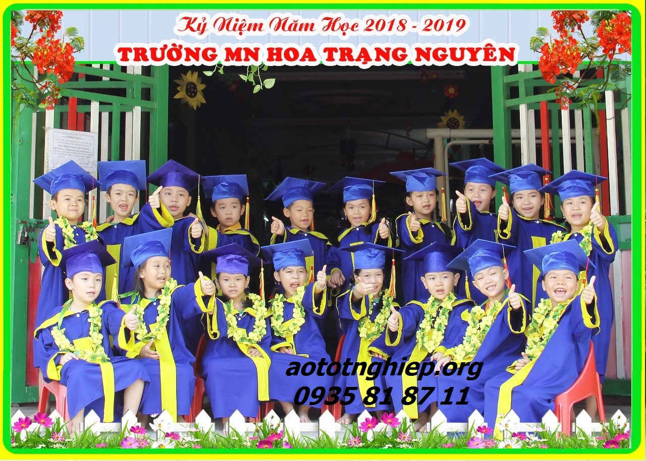áo tốt nghiệp cấp 1 rẽ nhất