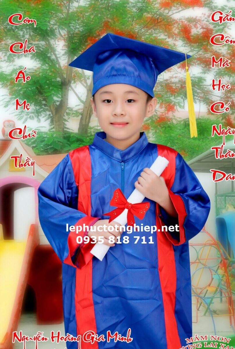 lễ phục tốt nghiệp tiểu học
