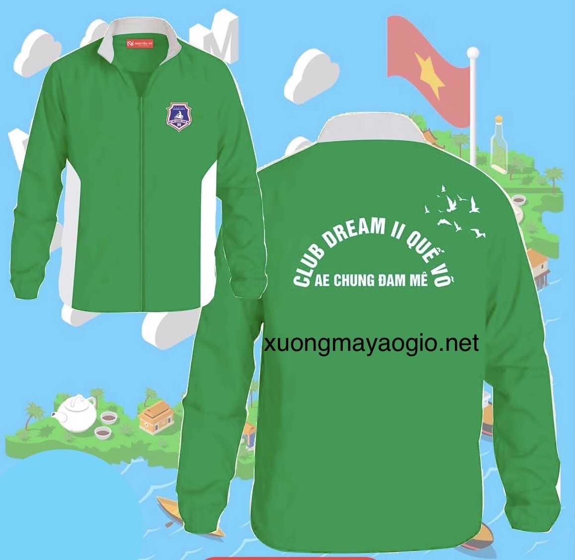 may áo gió giá rẽ